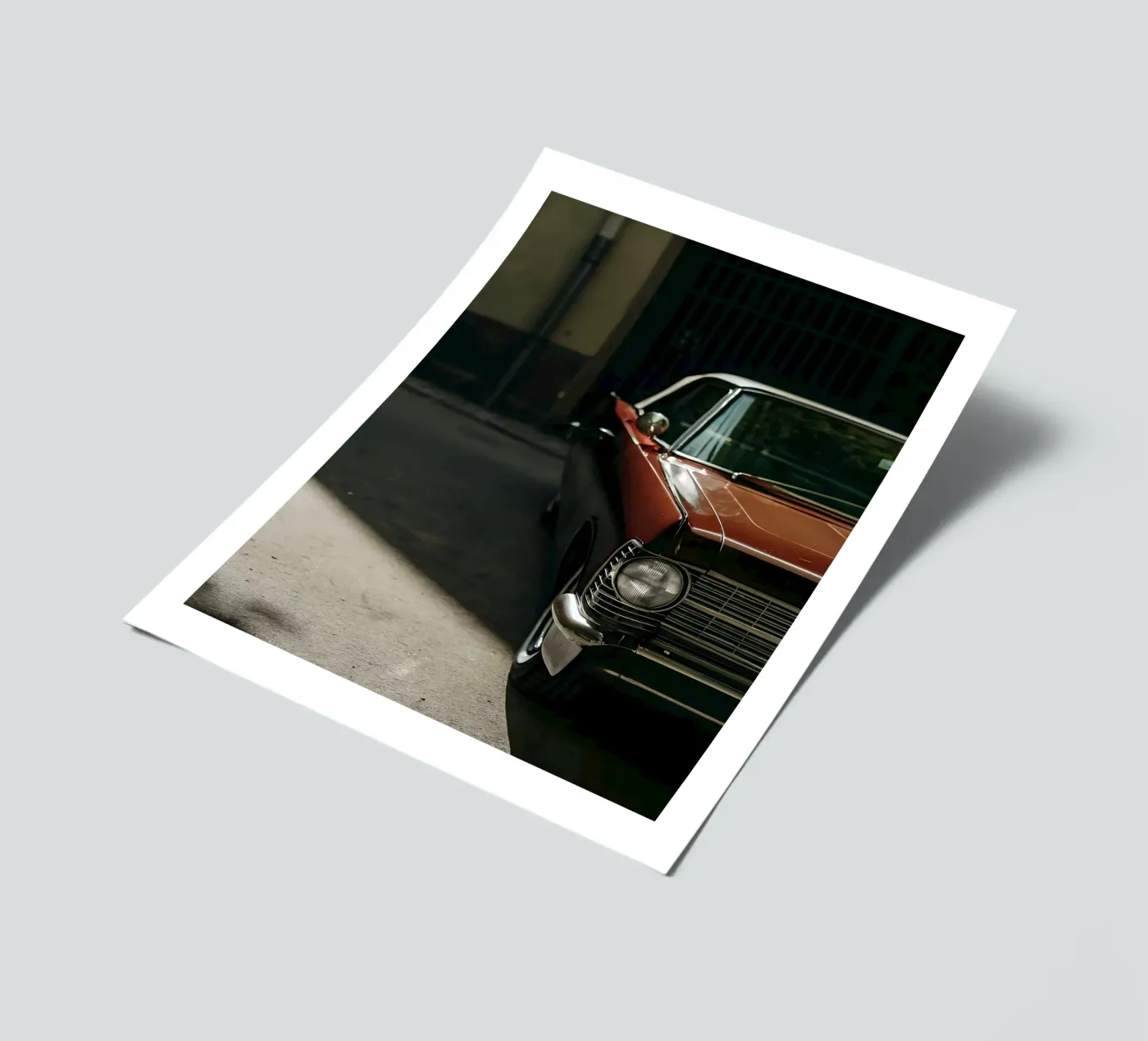 Red Classic Car Front Stickerbogen von CAR EDITION