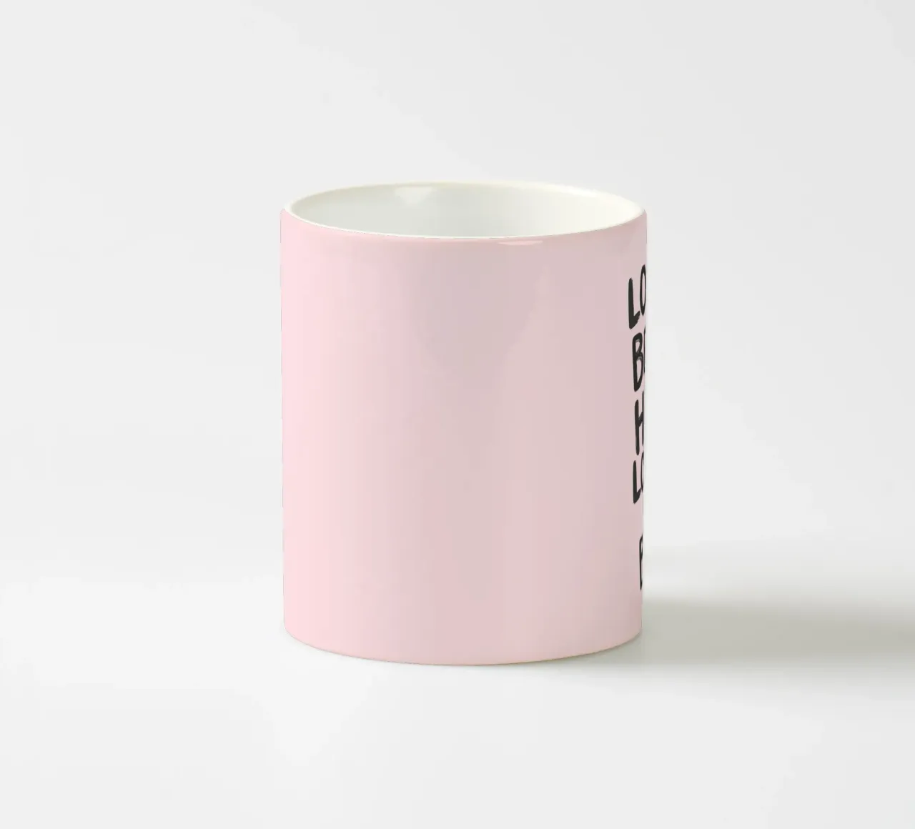 Log Out Be Happy Log in Get Bored Humorous Office Wall Decor taza de cerámica de THE MOTIVATED TYPE