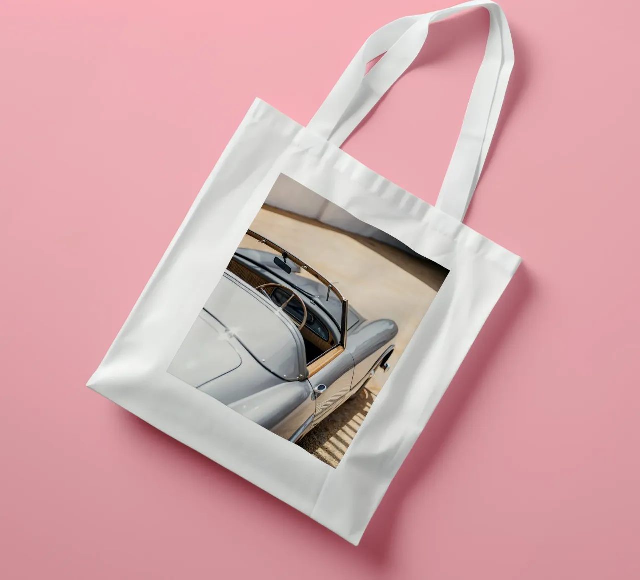 Auto d'epoca borsa in juta da CAR EDITION