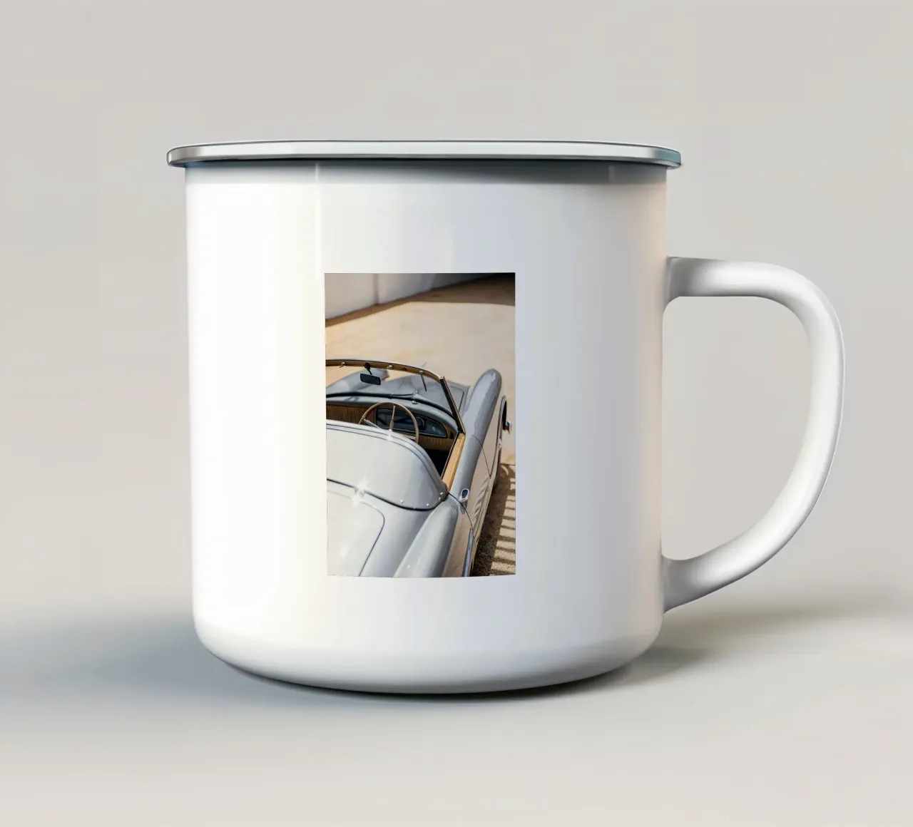 Auto d'epoca tazza in smalto da CAR EDITION
