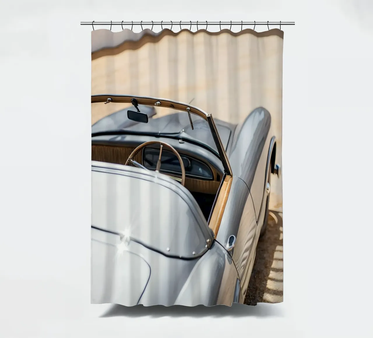 Antike Oldtimer Duschvorhang von CAR EDITION