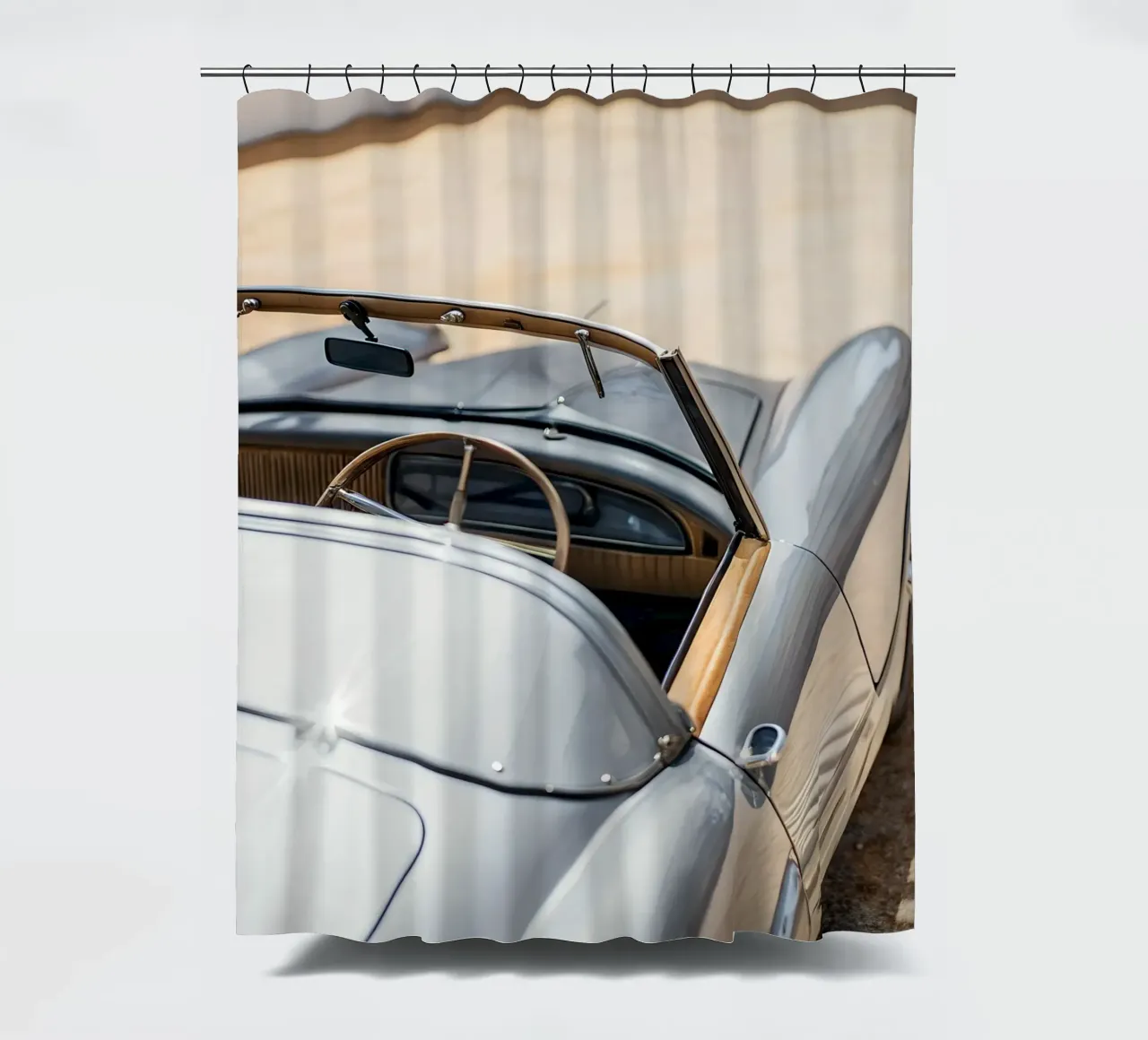 Antike Oldtimer Duschvorhang von CAR EDITION