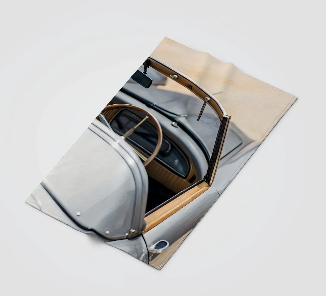 Antike Oldtimer Fleecedecke von CAR EDITION