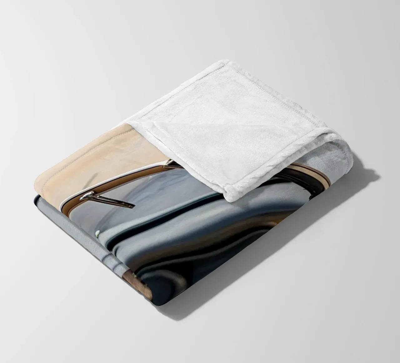 Antike Oldtimer Fleecedecke von CAR EDITION