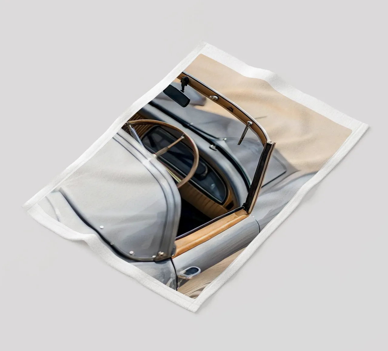 Antike Oldtimer Fleecedecke von CAR EDITION