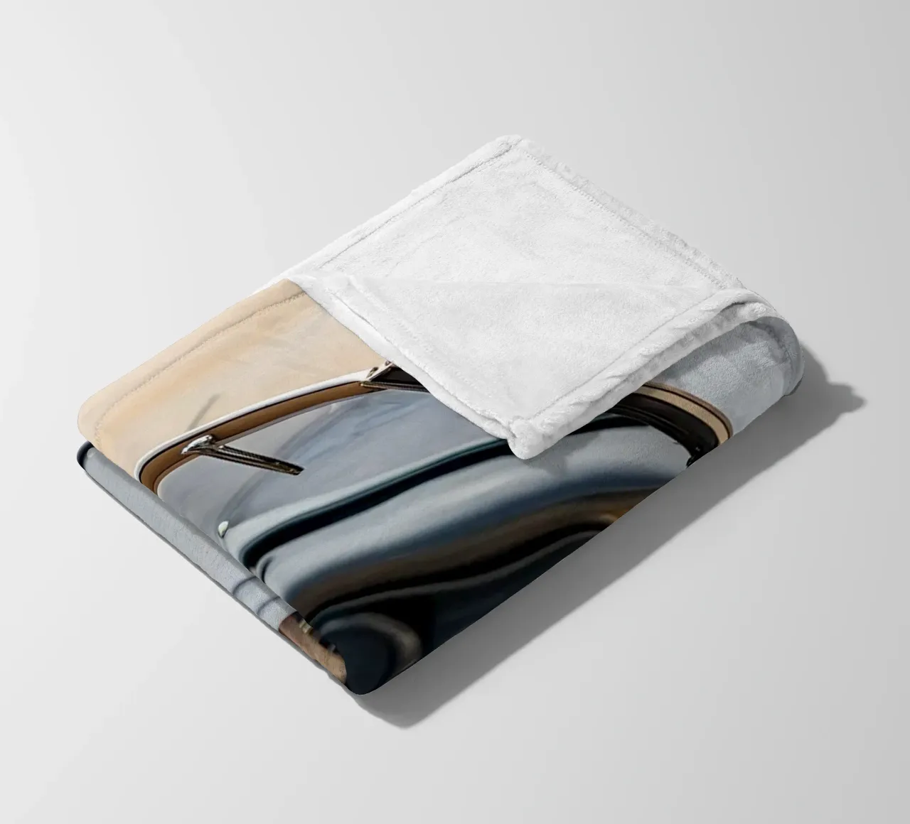 Antike Oldtimer Fleecedecke von CAR EDITION