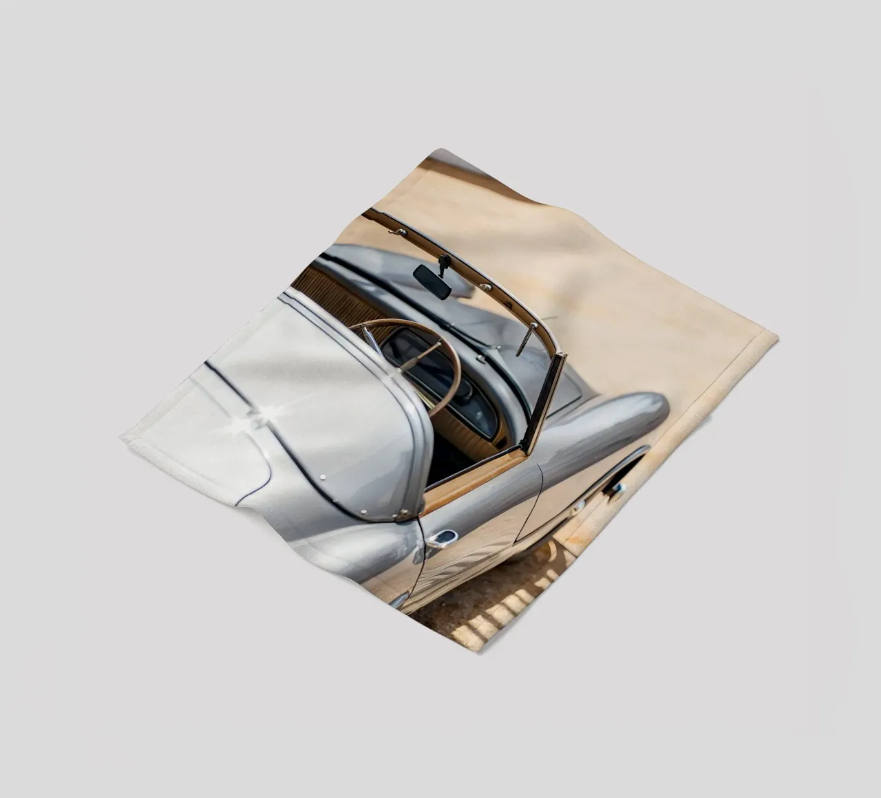 Antike Oldtimer Fleecedecke von CAR EDITION