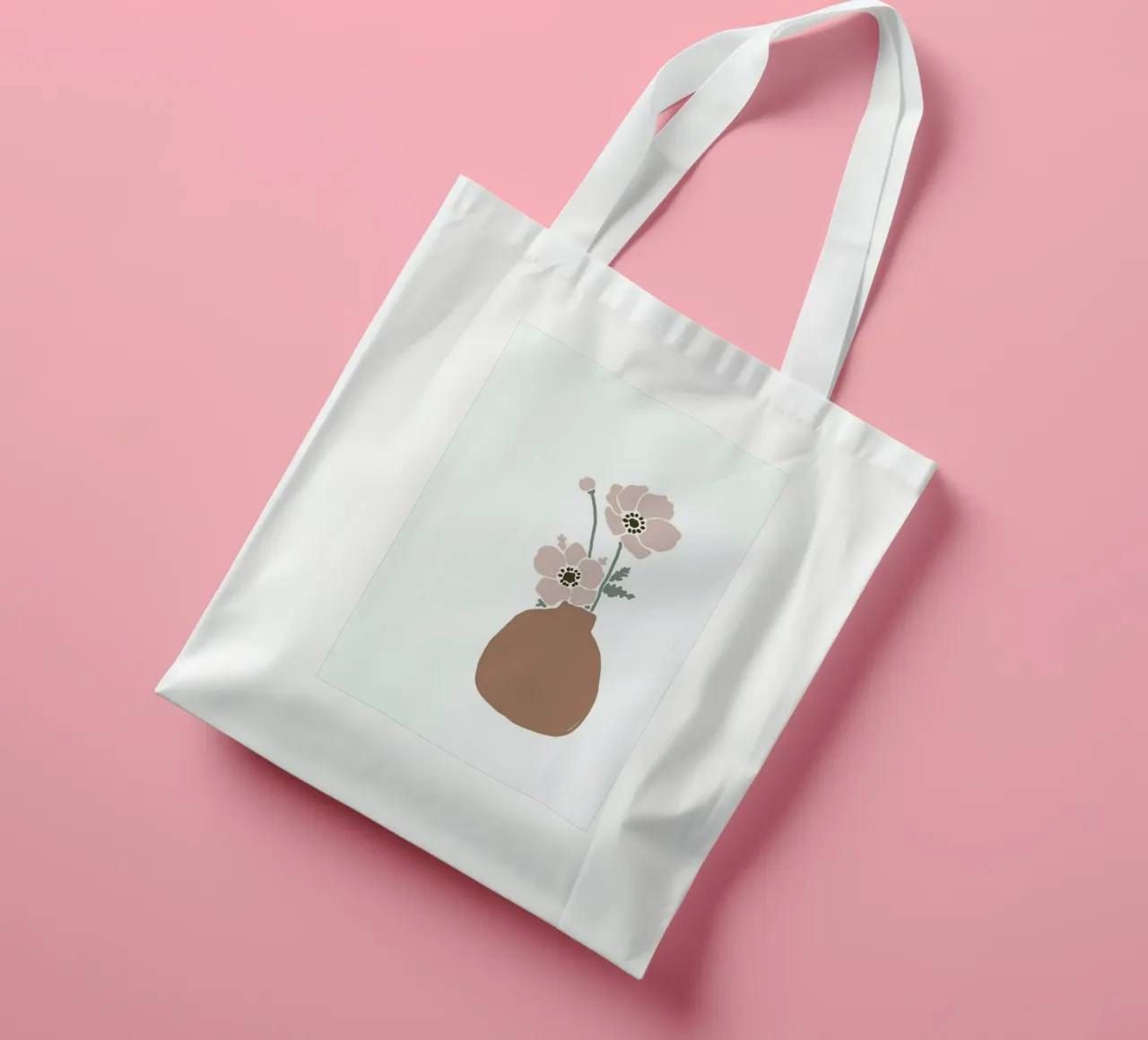 Collage Vase tote bag de KRUTH DESIGN