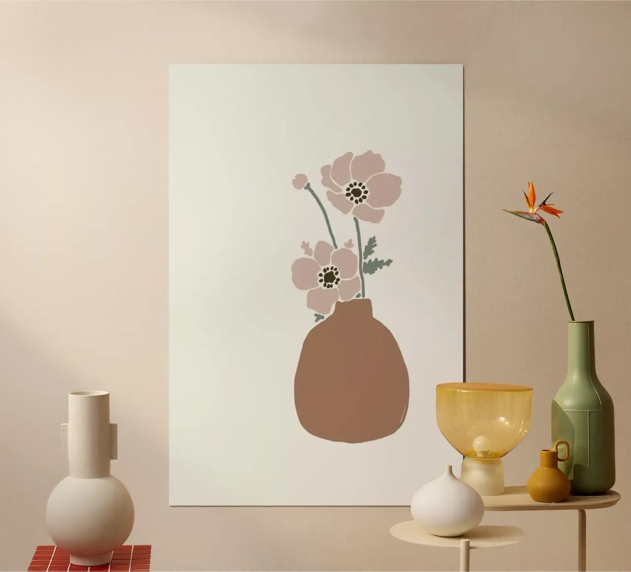 Collage Vase carta hahnemühle da KRUTH DESIGN