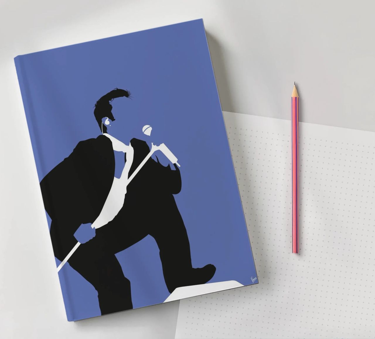 No228 ROBBIE WILLIAMS notebook by Iconic Rockstars