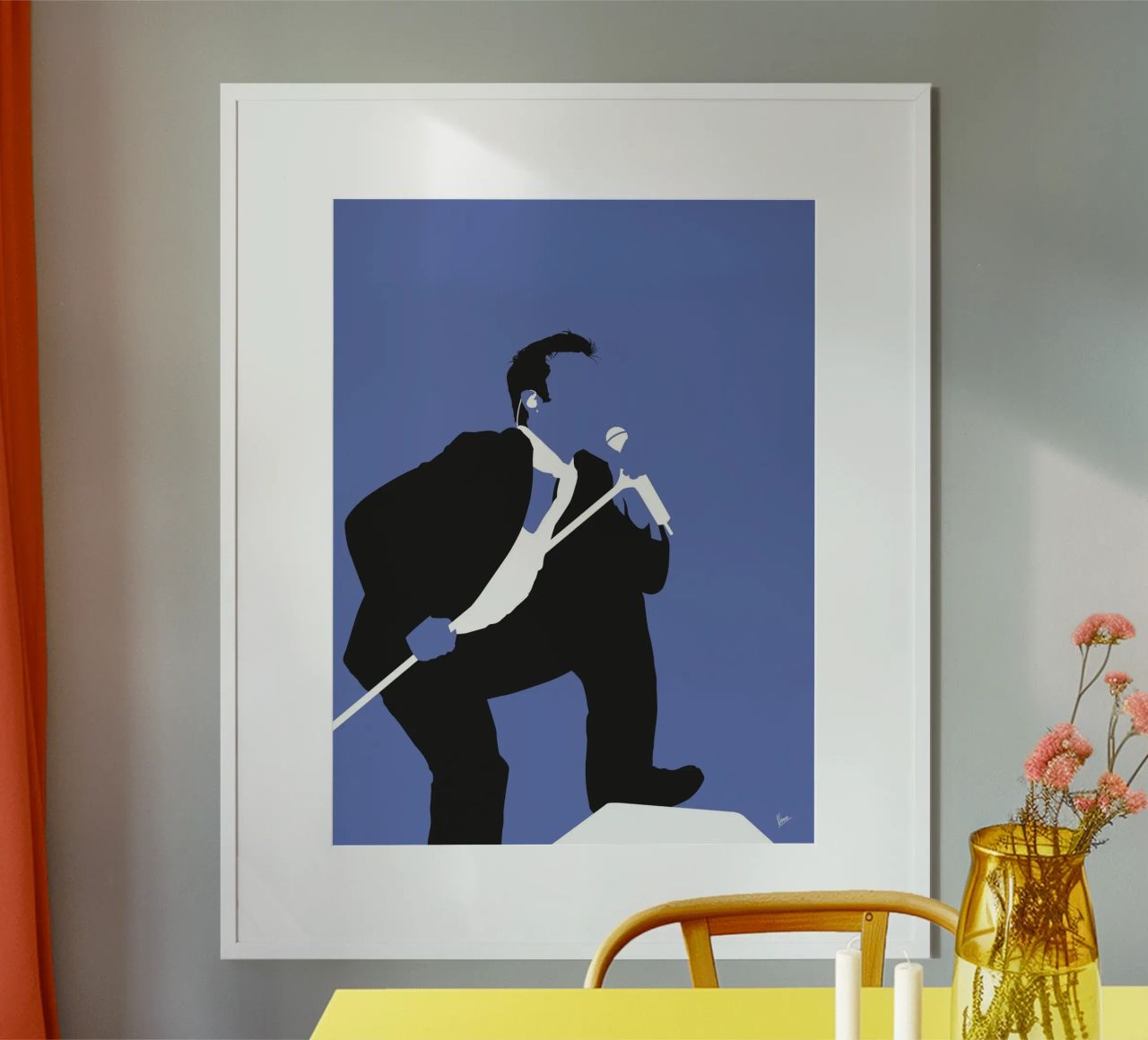 No228 ROBBIE WILLIAMS poster by Iconic Rockstars