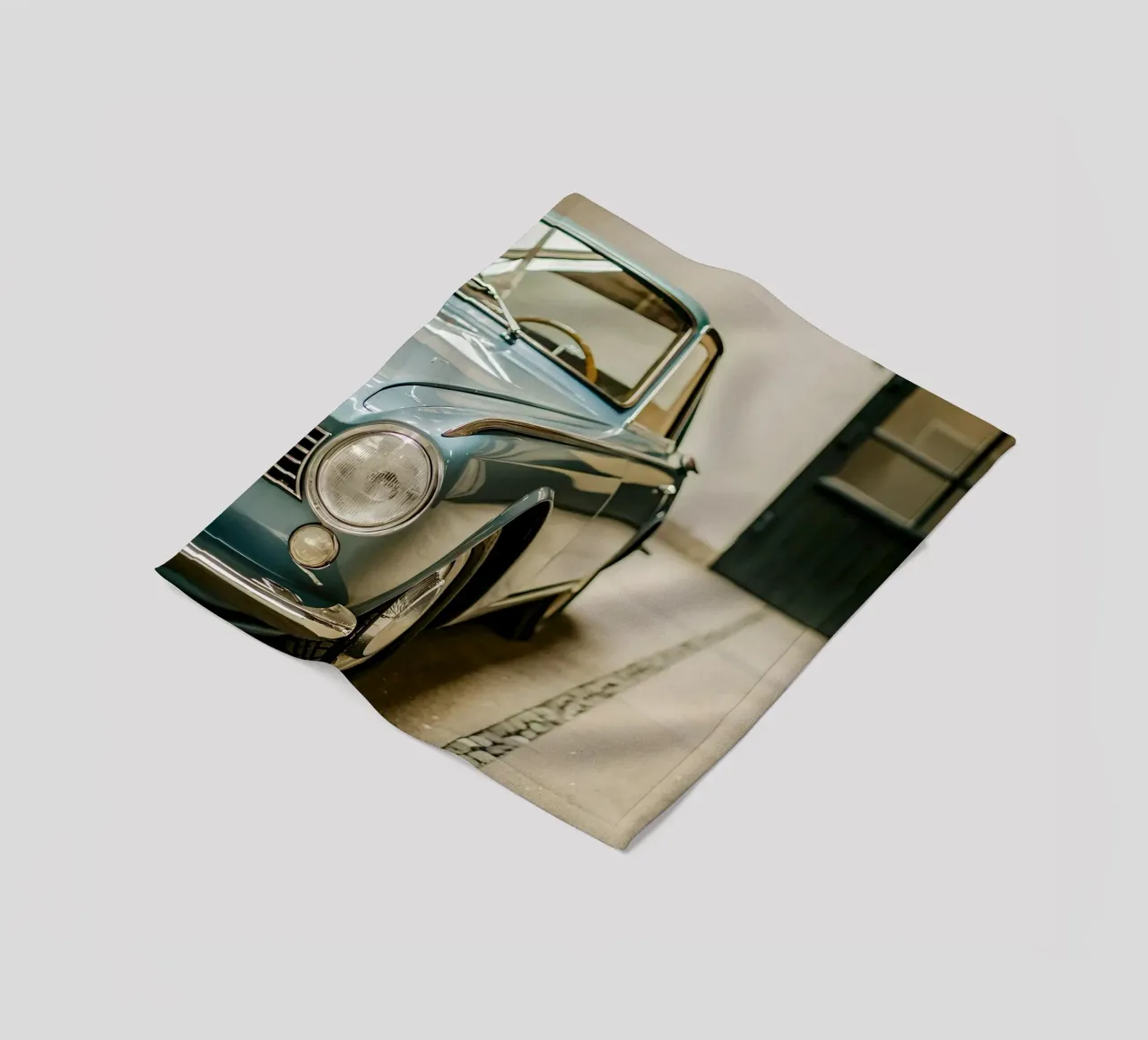 Antike Oldtimer Fleecedecke von CAR EDITION