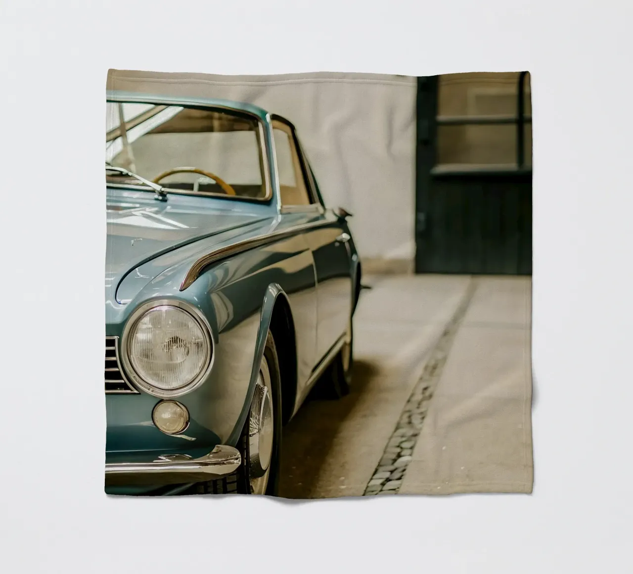 Antike Oldtimer Fleecedecke von CAR EDITION