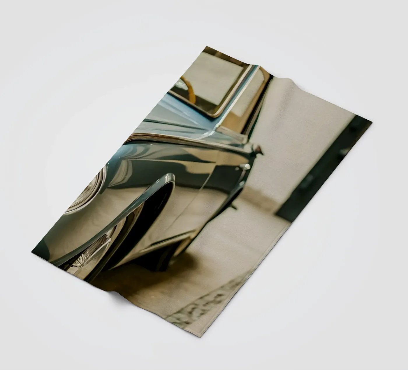 Antike Oldtimer Fleecedecke von CAR EDITION