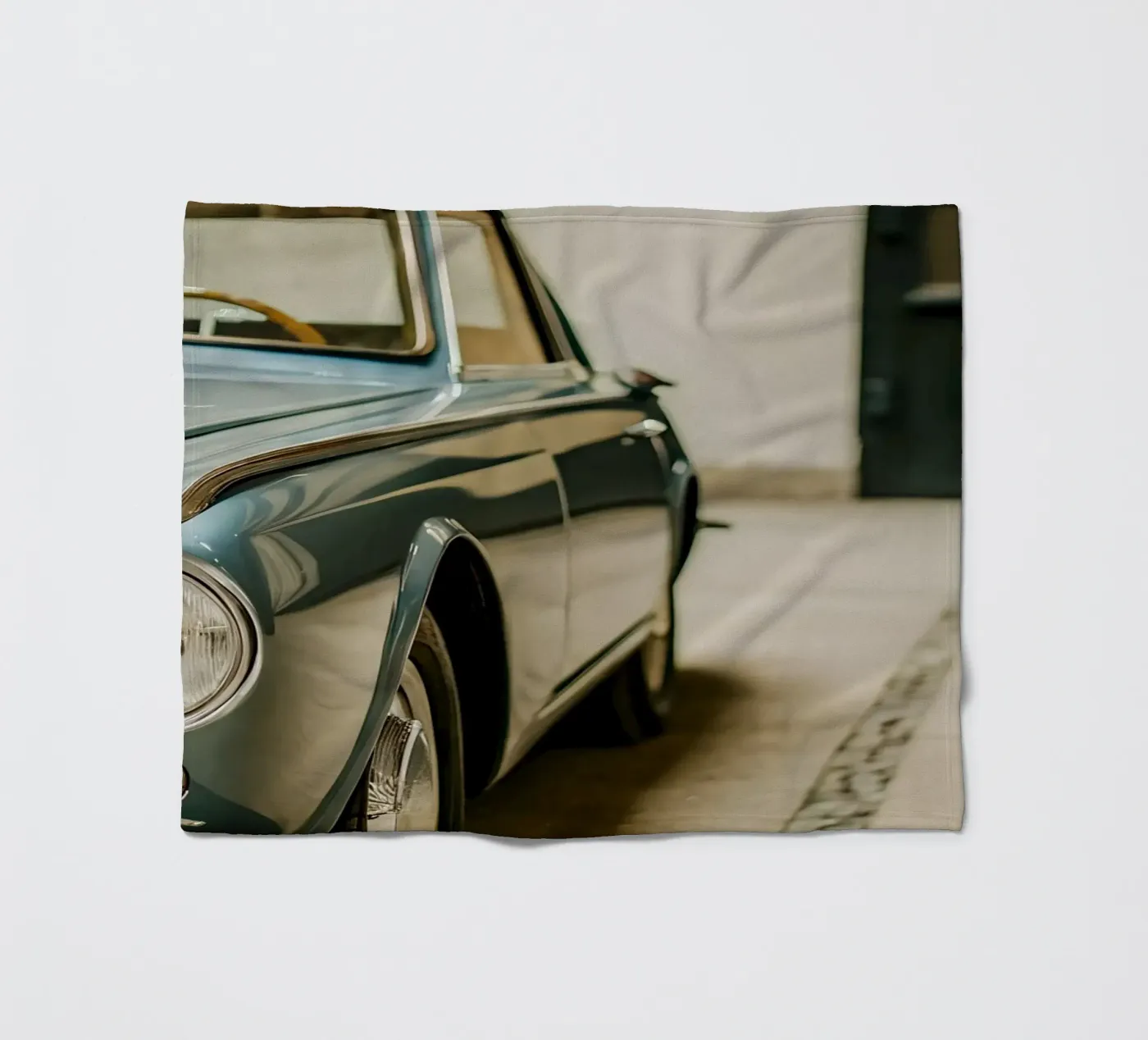 Antike Oldtimer Fleecedecke von CAR EDITION