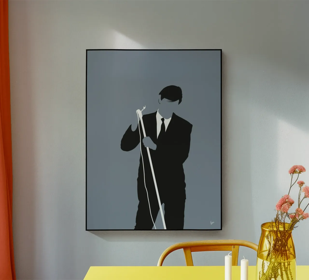 No237 ROXY MUSIC plexiglass da Iconic Rockstars