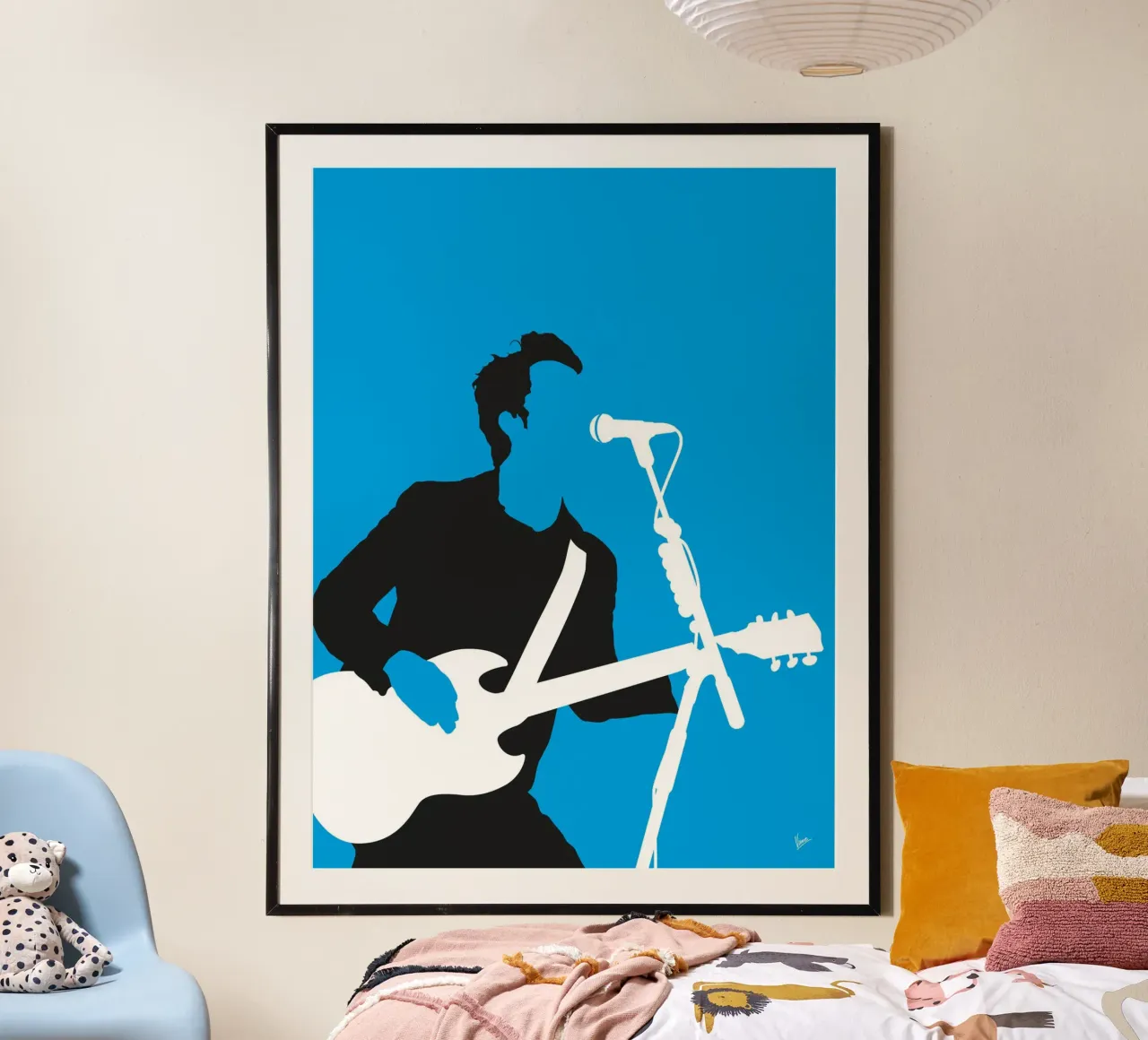 No239 Stereophonics poster con telaio in plastica da Iconic Rockstars