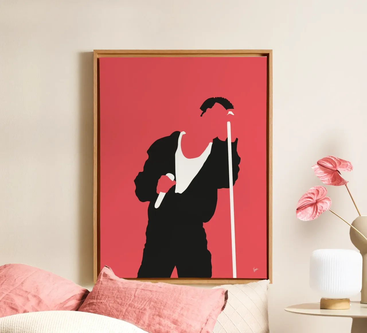No242 Depeche Mode canvas met Baklijst van Iconic Rockstars