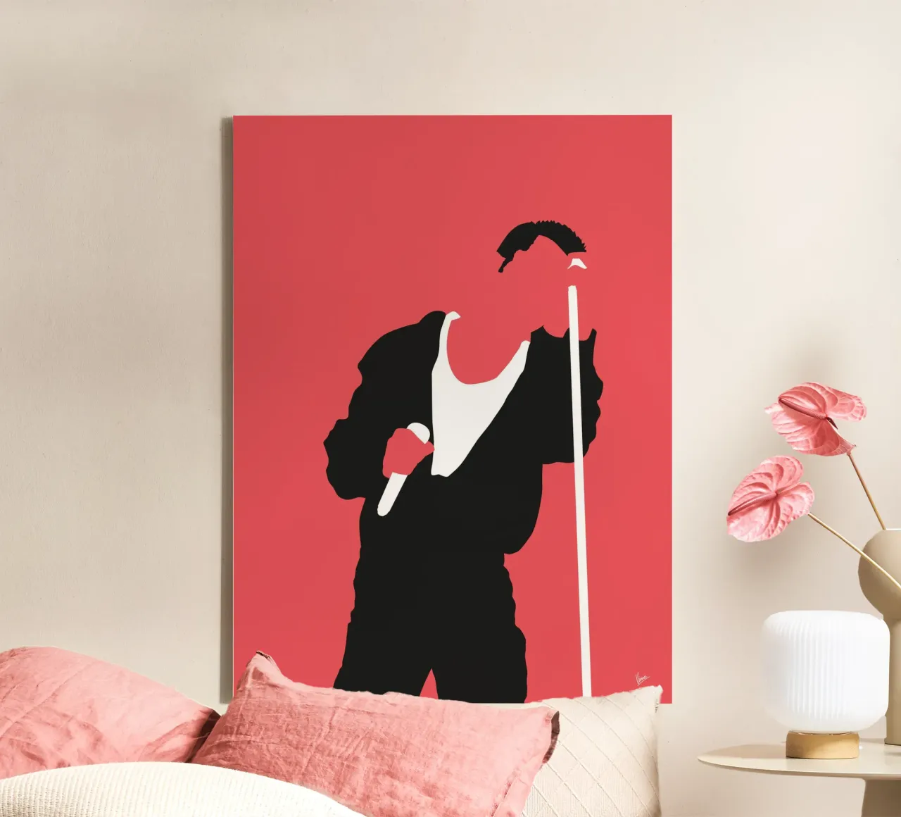 No242 Depeche Mode canvas met Baklijst van Iconic Rockstars