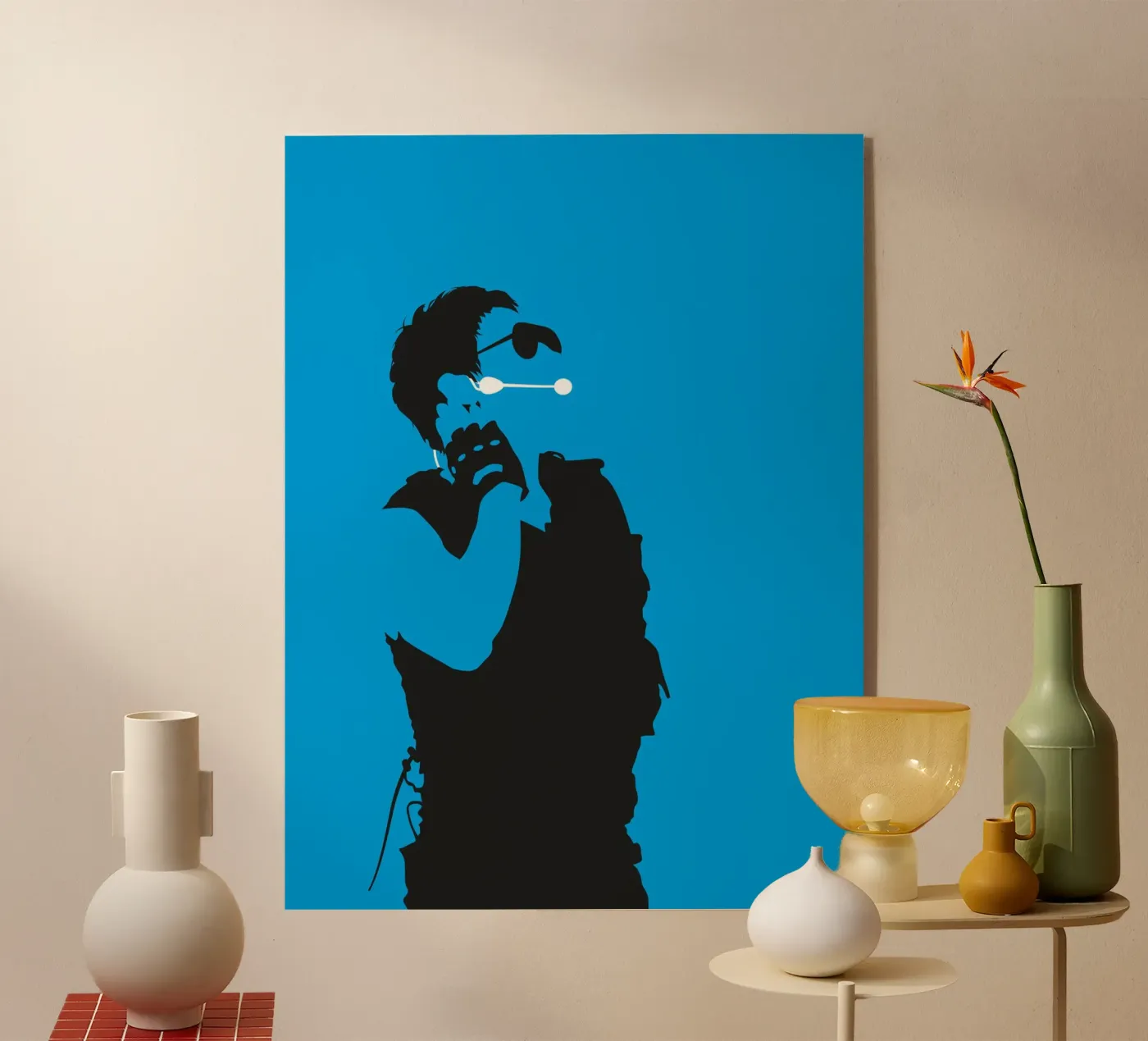 No249 Rain Acryl-Glas von Iconic Rockstars