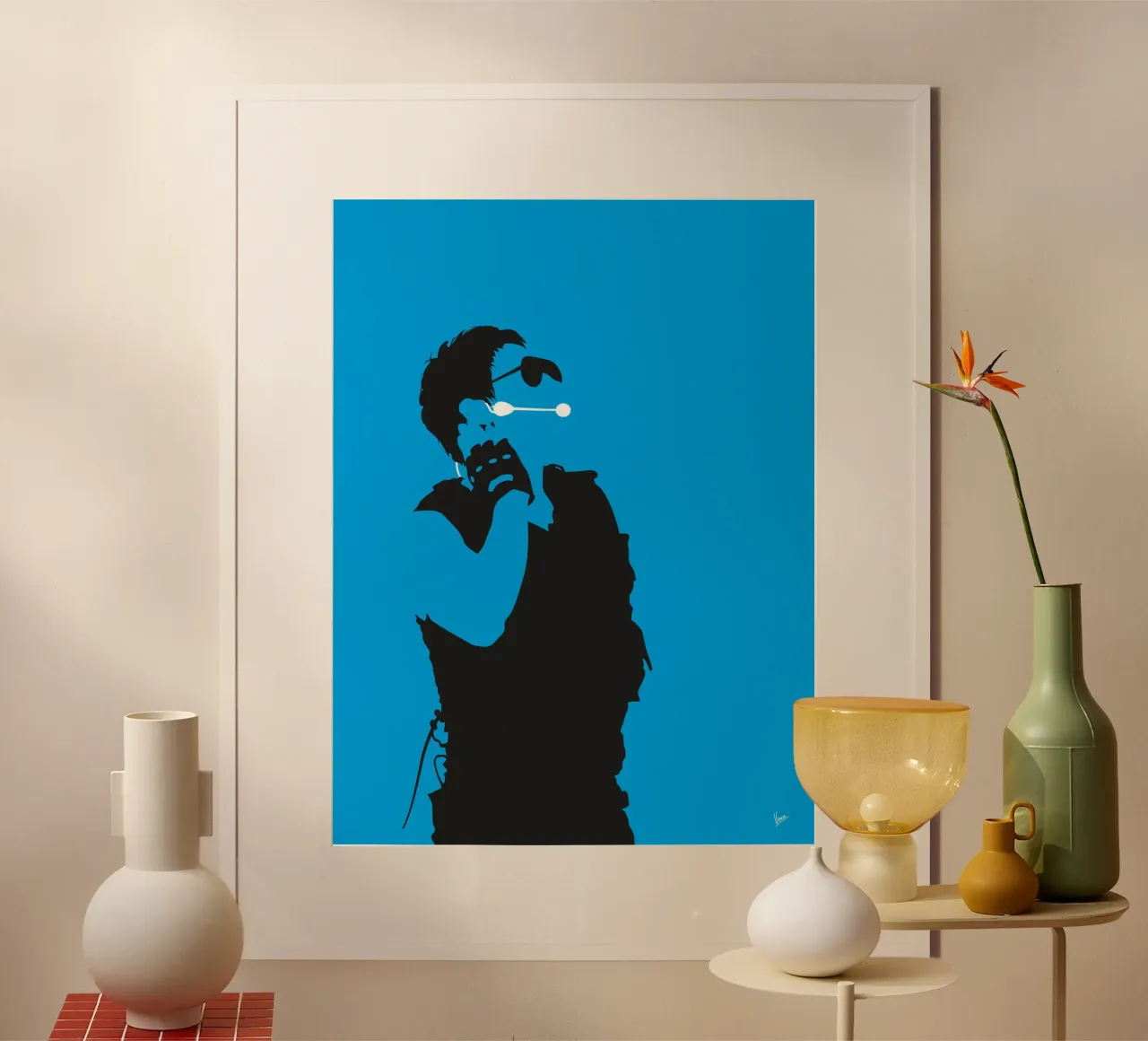 No249 Rain poster da Iconic Rockstars