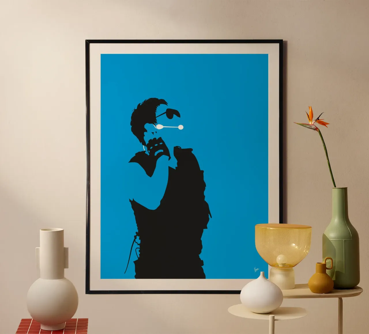 No249 Rain poster da Iconic Rockstars