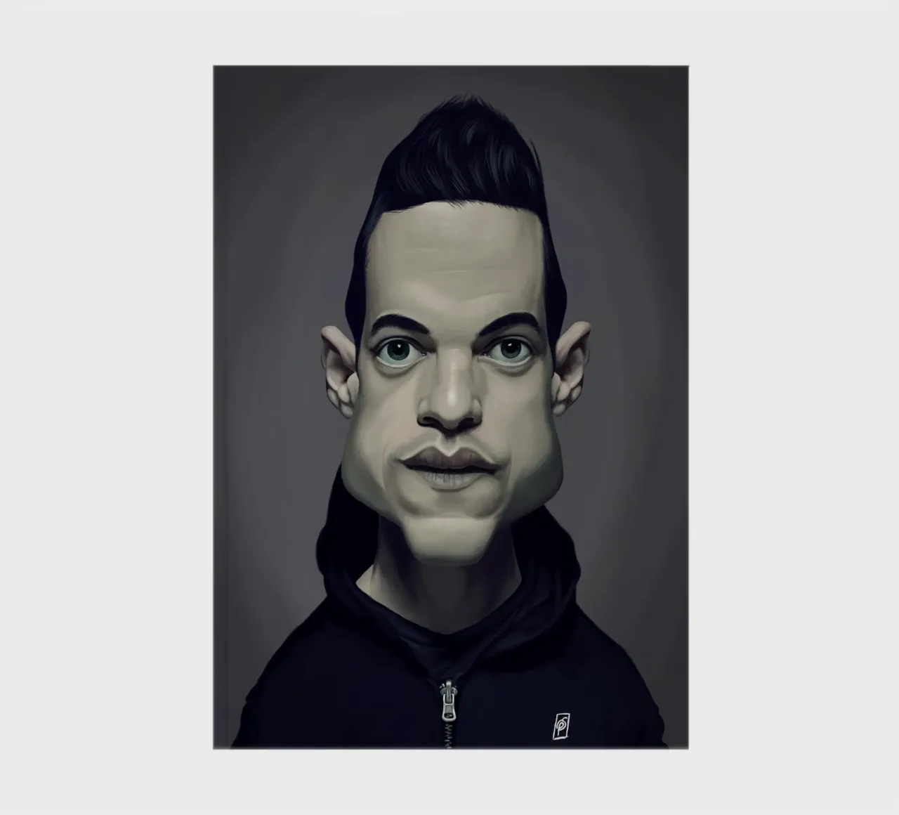 Rami Malek notebook by Rob Art | Illustration