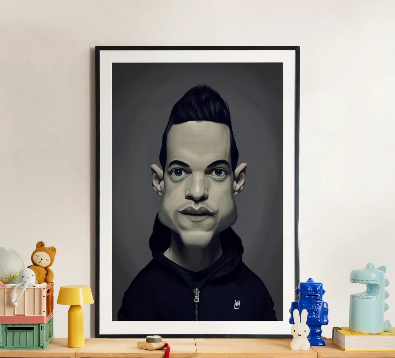 Rami Malek poster da Rob Art | Illustration