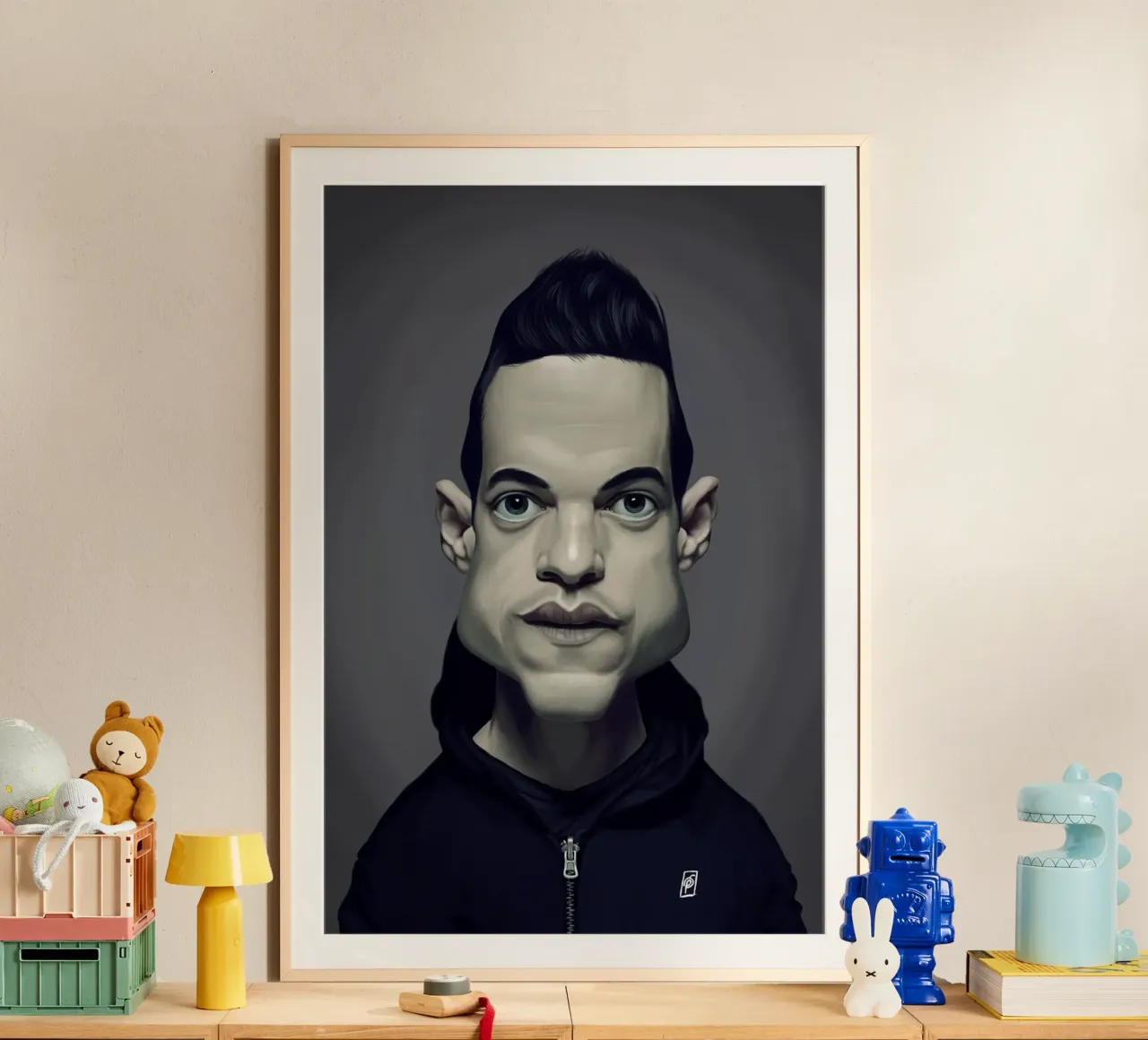 Rami Malek poster da Rob Art | Illustration