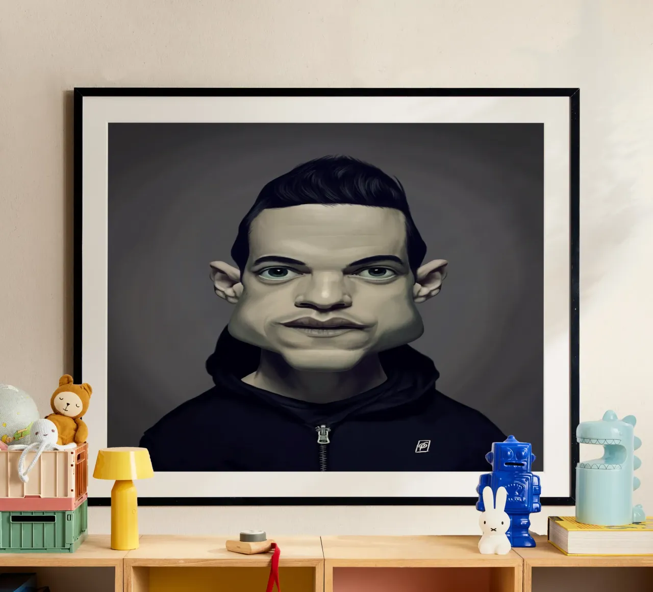 Rami Malek poster da Rob Art | Illustration