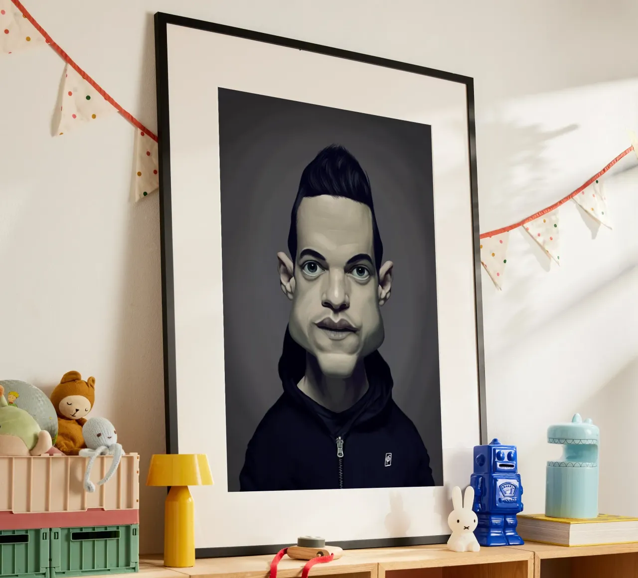 Rami Malek poster da Rob Art | Illustration