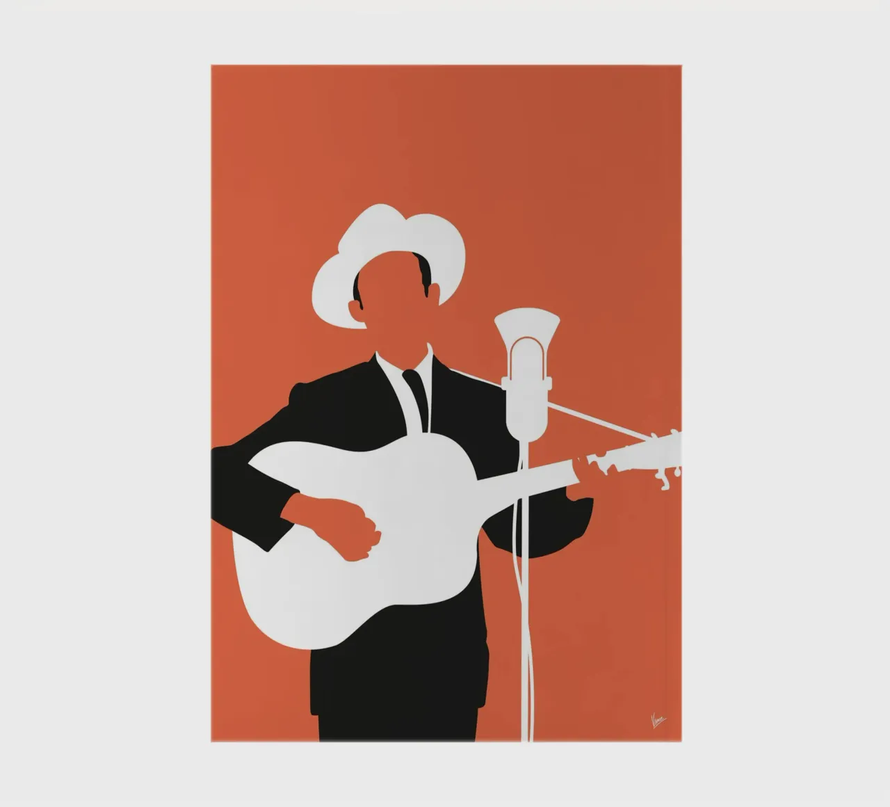 No253 Hank Williams notebook by Iconic Rockstars