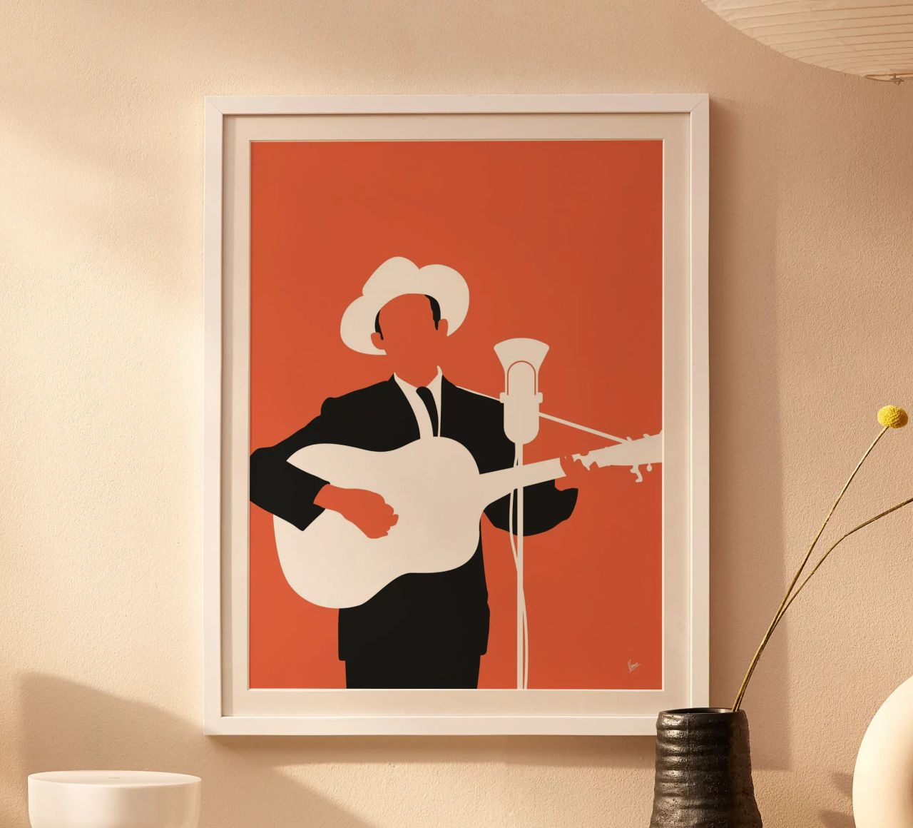 No253 Hank Williams poster de Iconic Rockstars