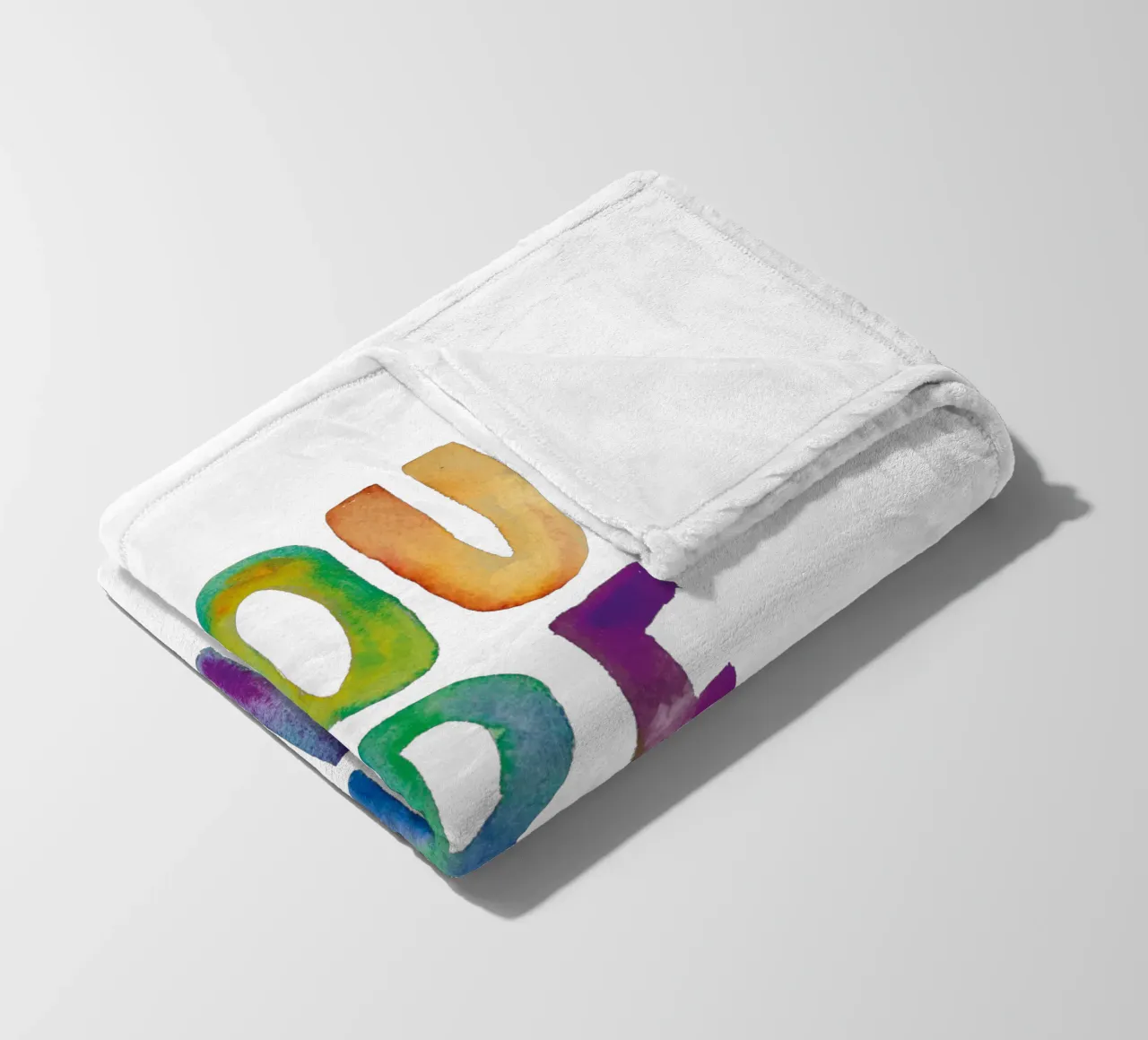 Sei magico Design tipografico arcobaleno per bambini coperta in pile da THE MOTIVATED TYPE