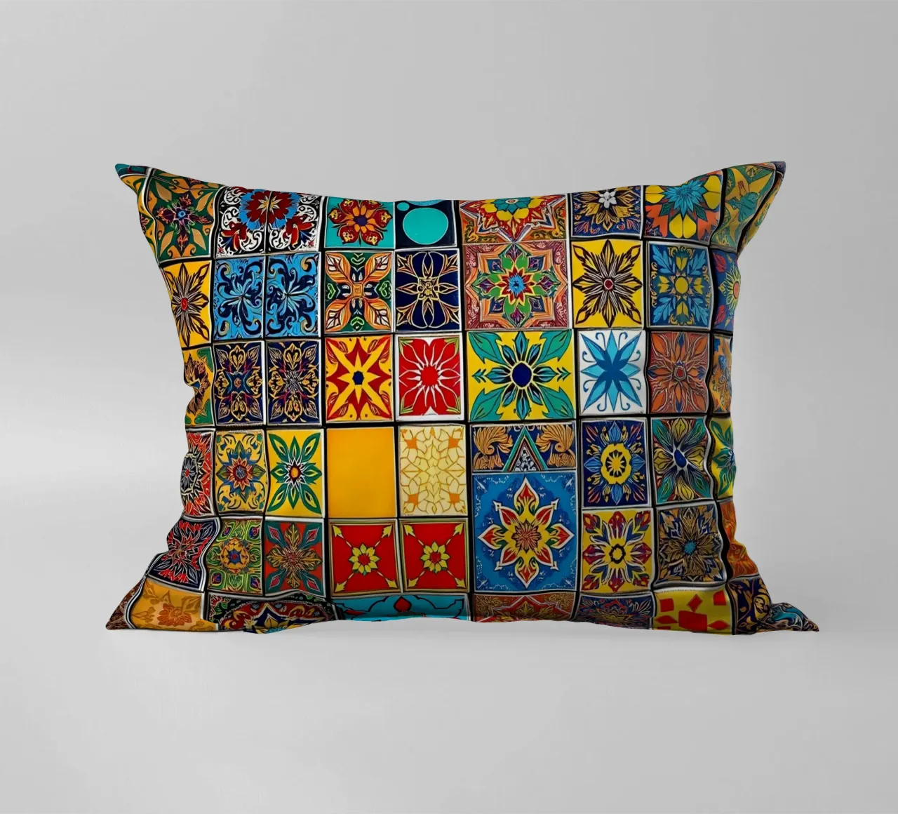 les carreaux de mosaïque présentent des motifs complexes coussin de DesignDoodle