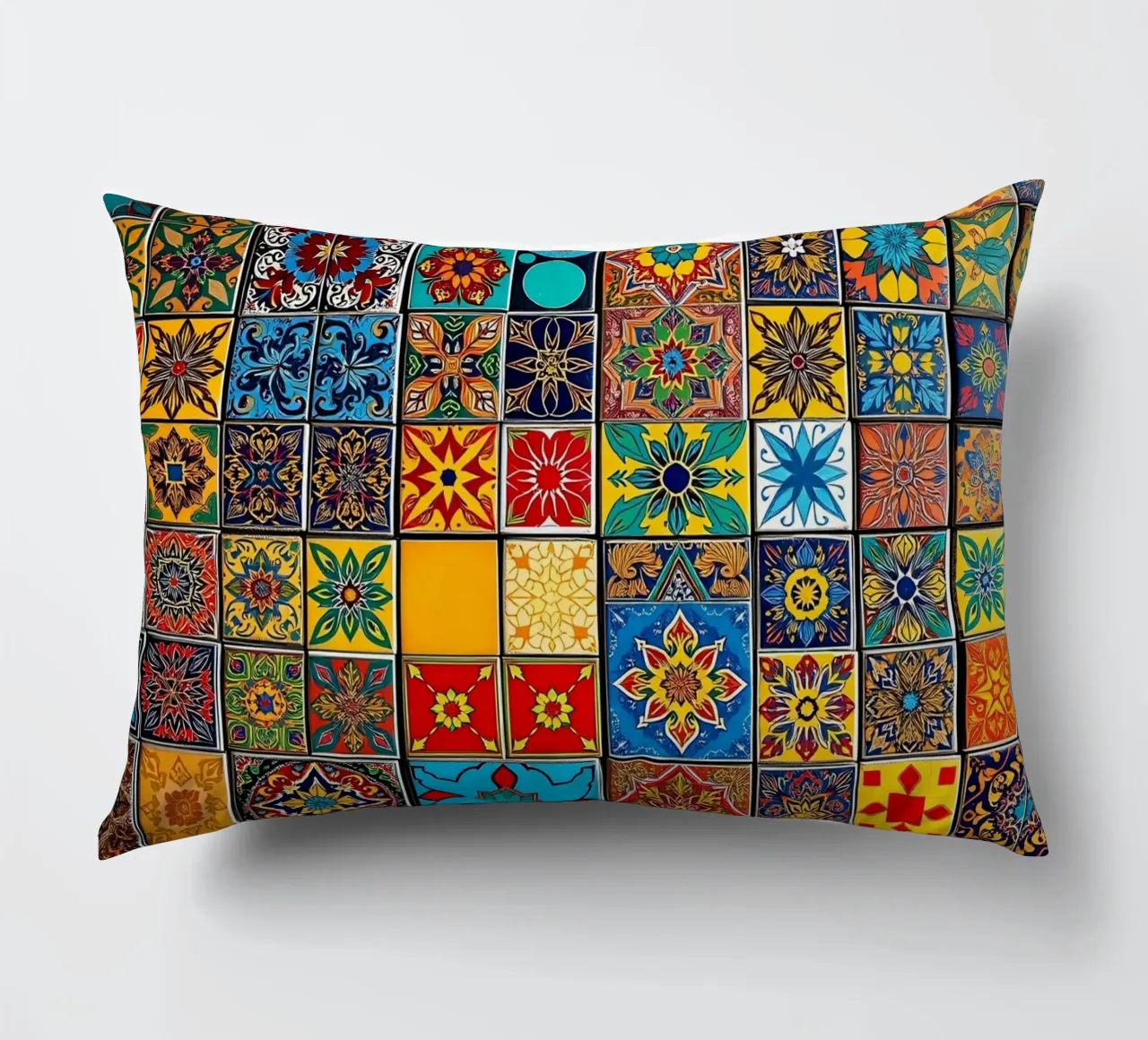 les carreaux de mosaïque présentent des motifs complexes coussin de DesignDoodle
