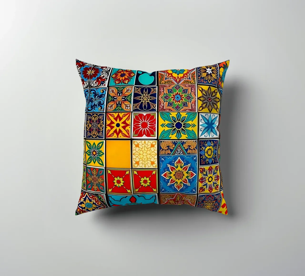 les carreaux de mosaïque présentent des motifs complexes coussin de DesignDoodle