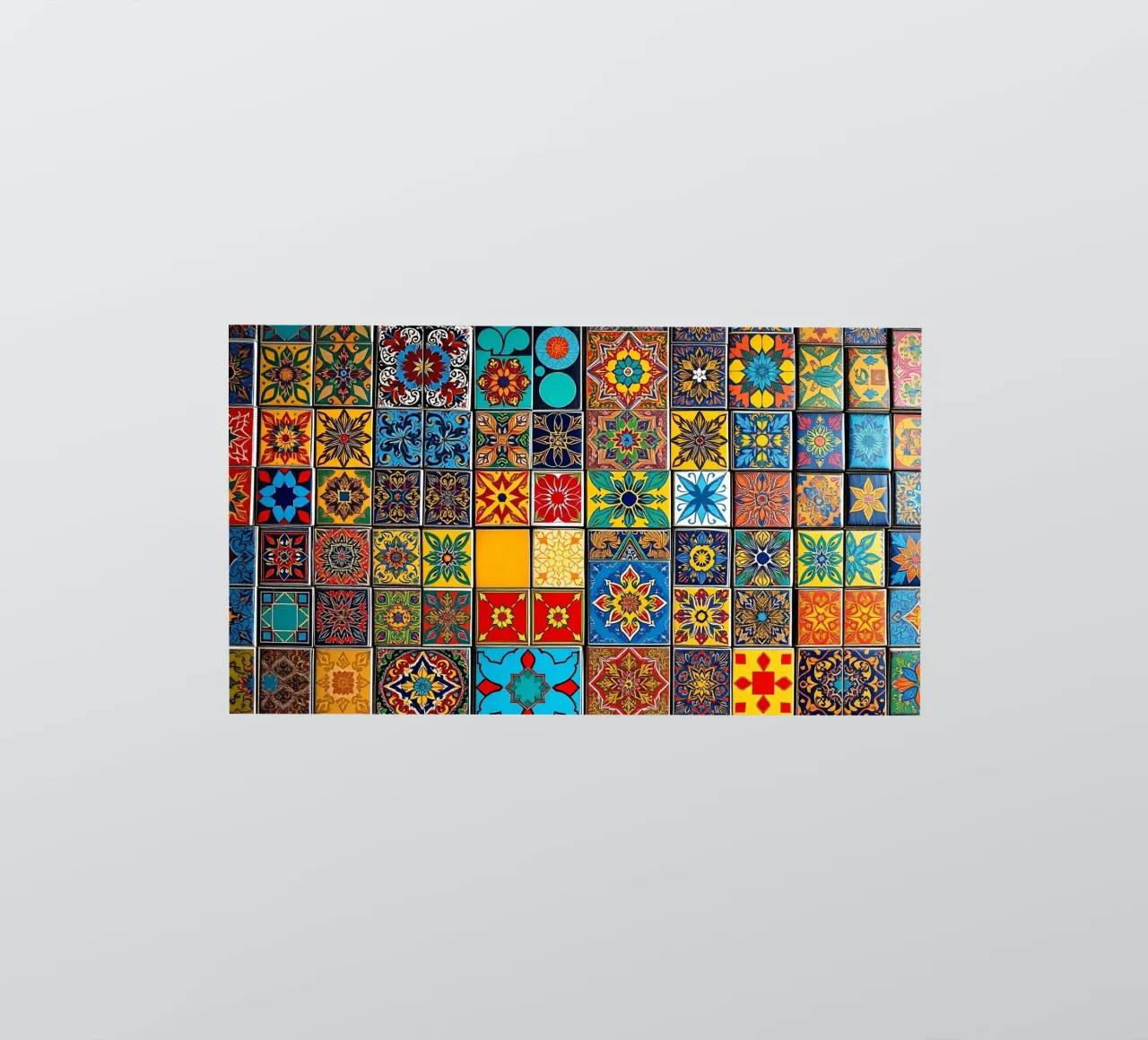 les carreaux de mosaïque présentent des motifs complexes autocollant de DesignDoodle