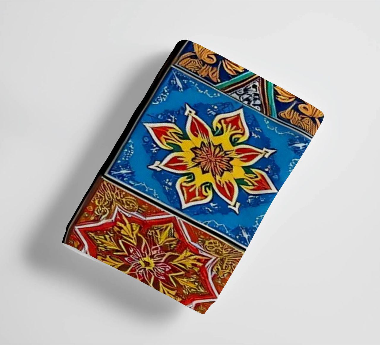mosaic tiles display intricate patterns art towel by DesignDoodle