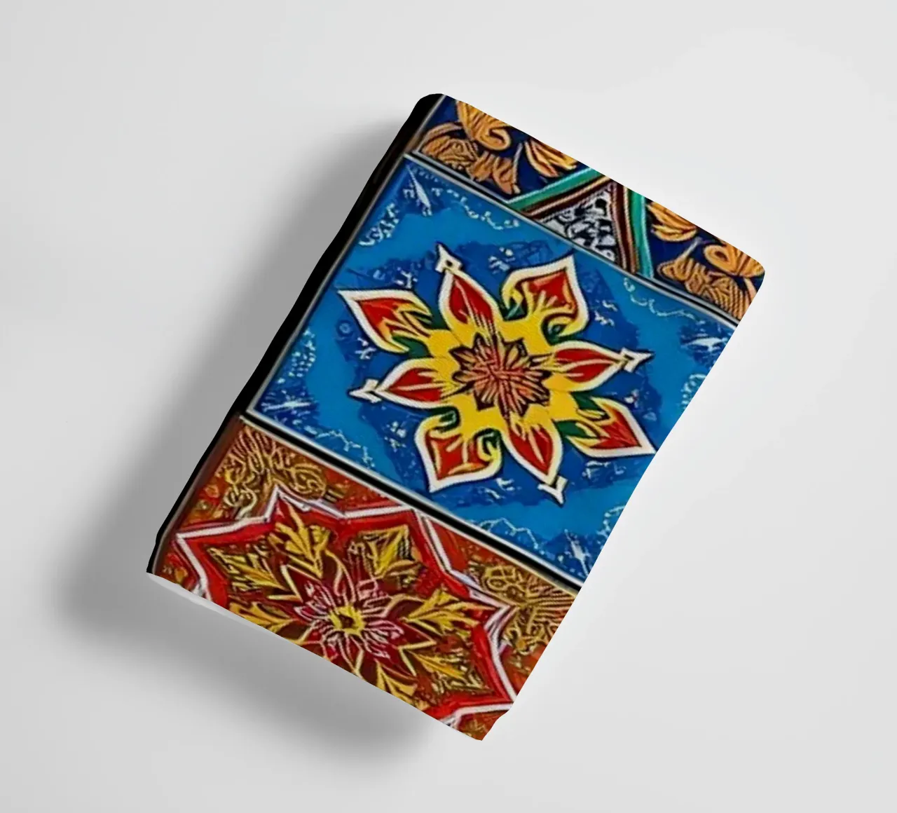 mosaic tiles display intricate patterns art towel by DesignDoodle