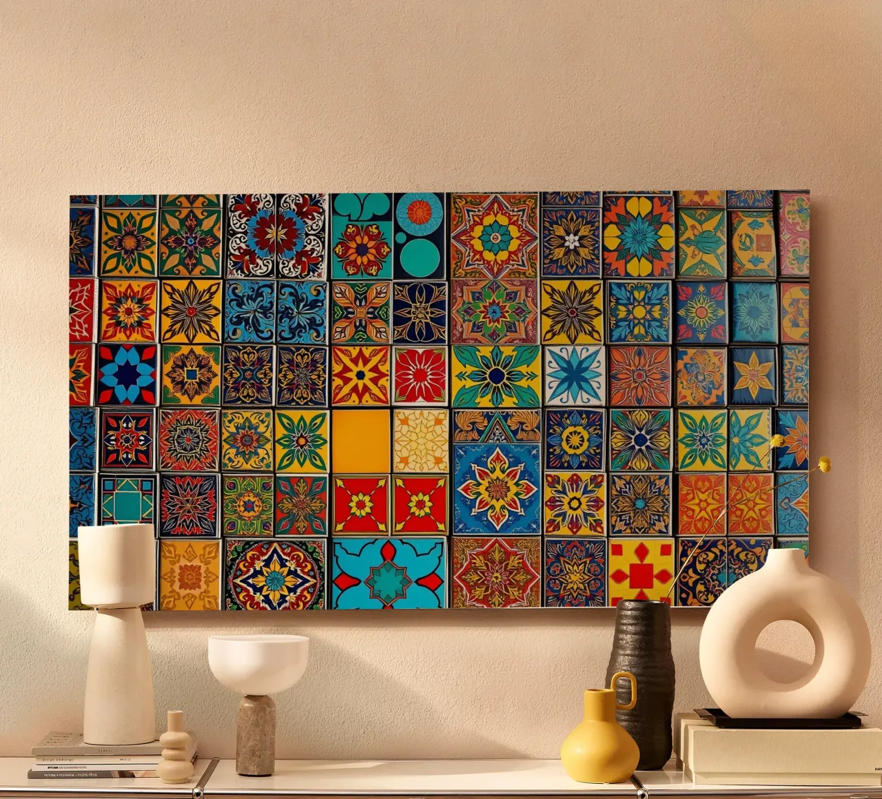 les carreaux de mosaïque présentent des motifs complexes alu dibond de DesignDoodle