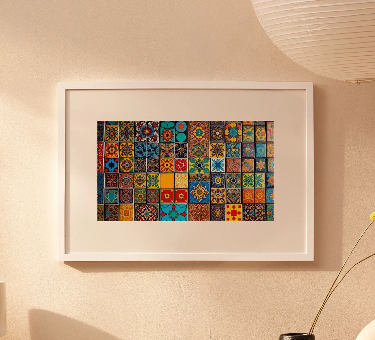 mosaic tiles display intricate patterns art hahnemühle by DesignDoodle