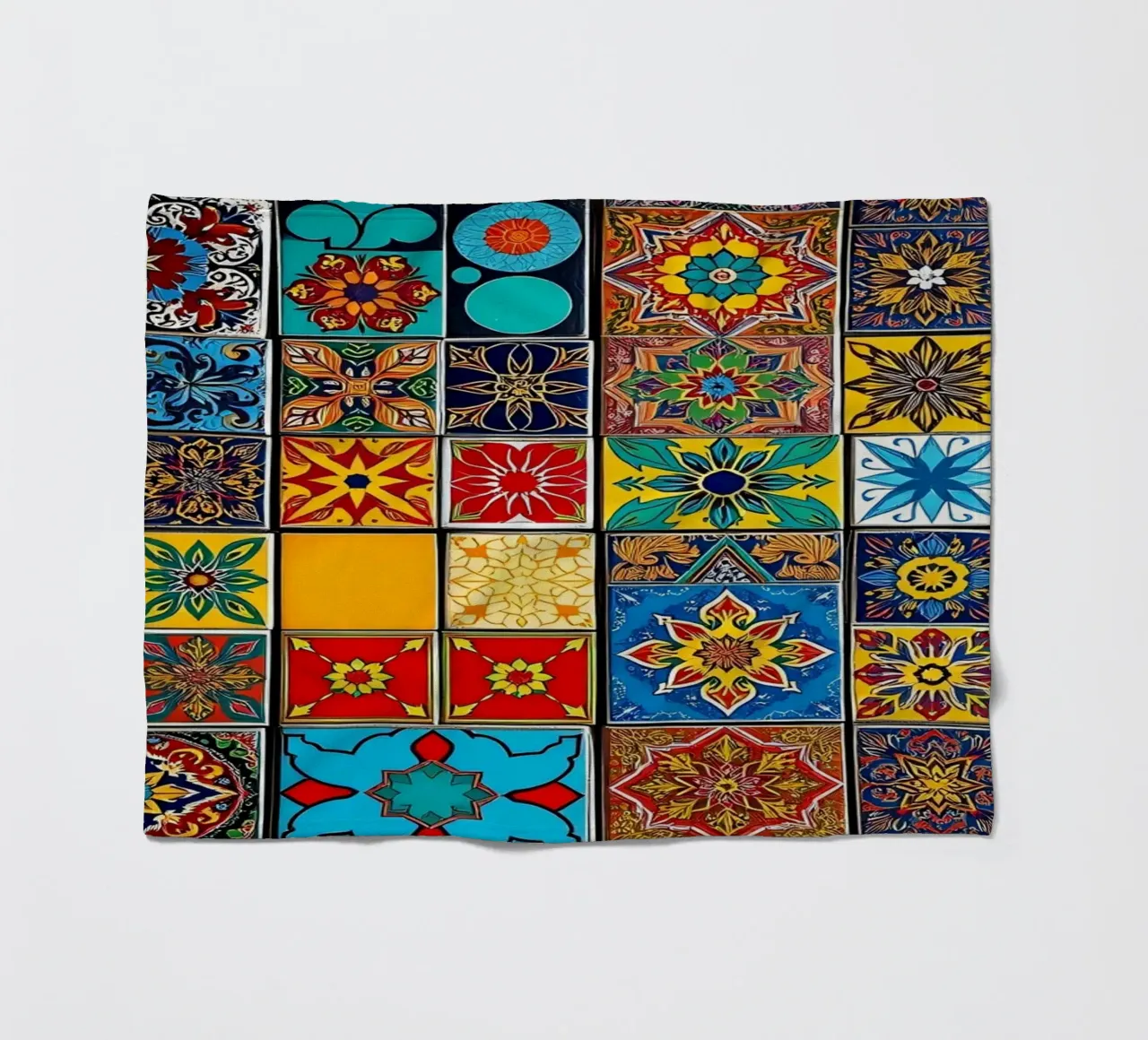 les carreaux de mosaïque présentent des motifs complexes plaid polaire de DesignDoodle