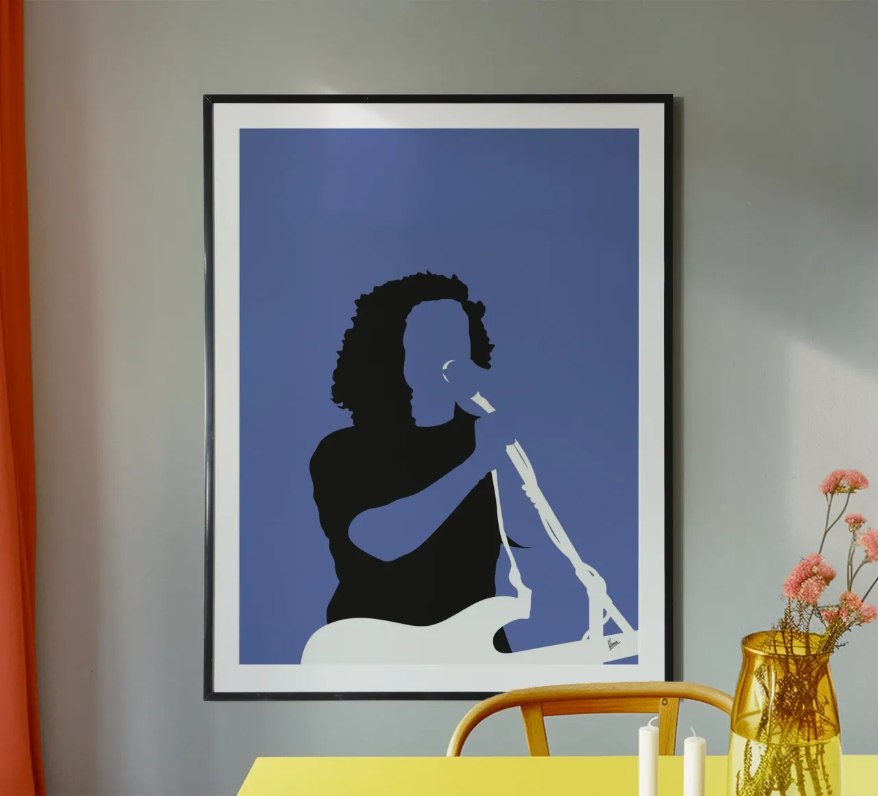 No268 Tears for Fears carta hahnemühle da Iconic Rockstars