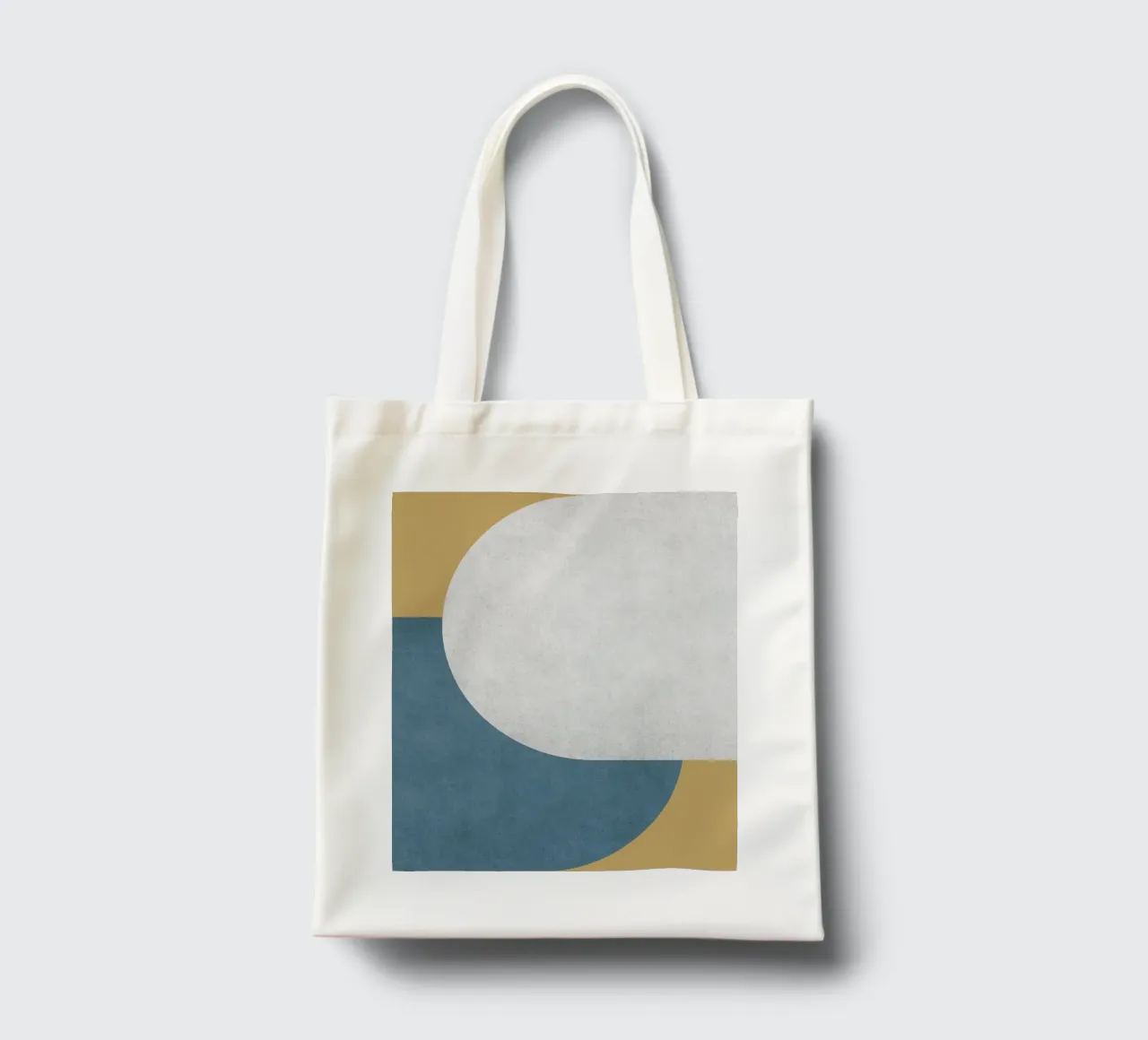 Halfmoon Colorblock - tote bag by MoonlightPrint