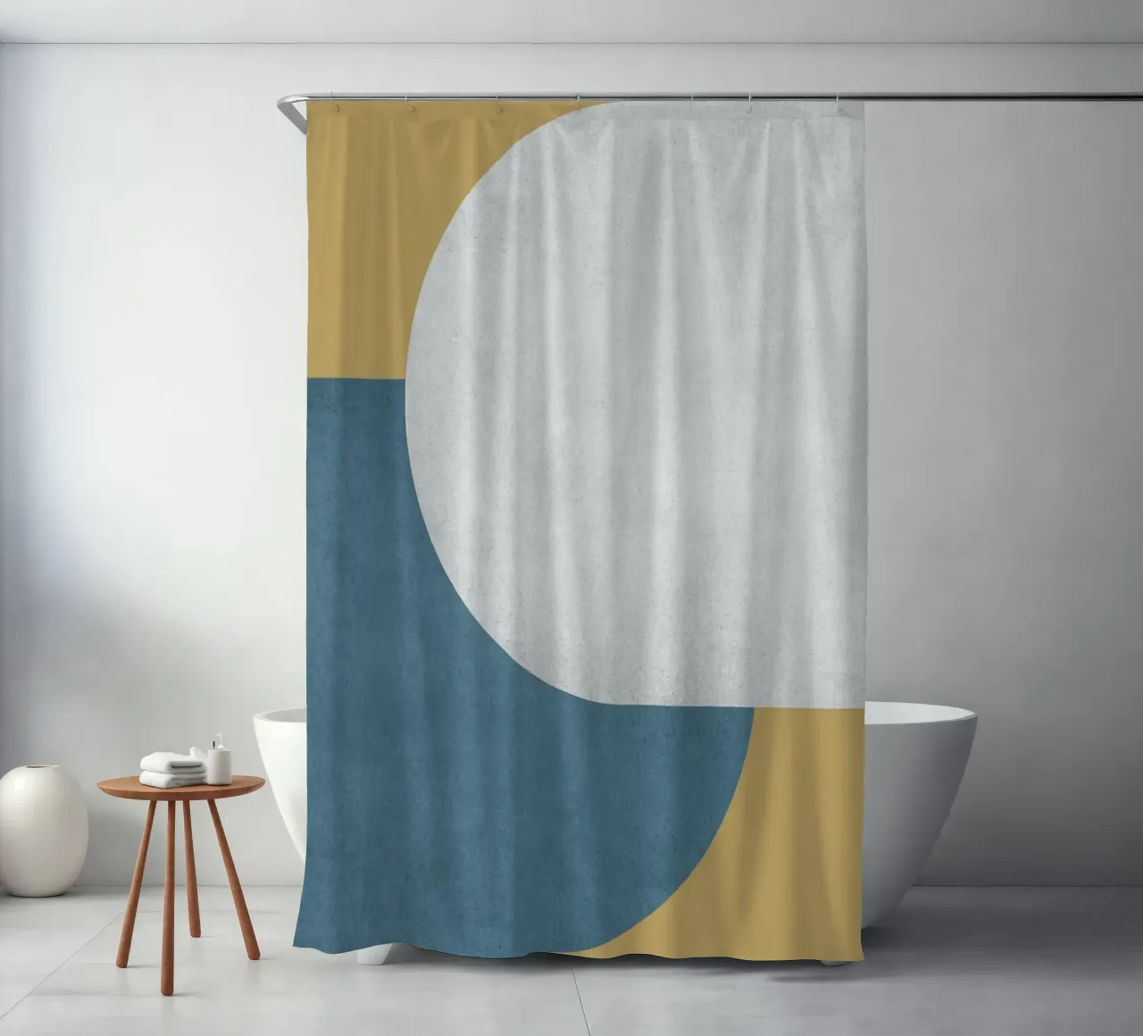 Halfmoon Colorblock - tenda da doccia da MoonlightPrint