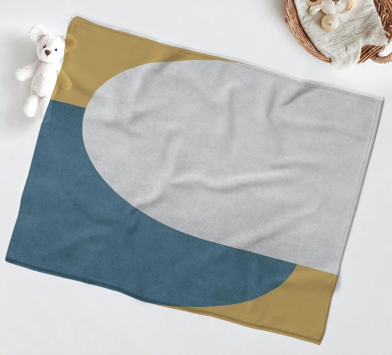 Halfmoon Colorblock - coperta in pile da MoonlightPrint