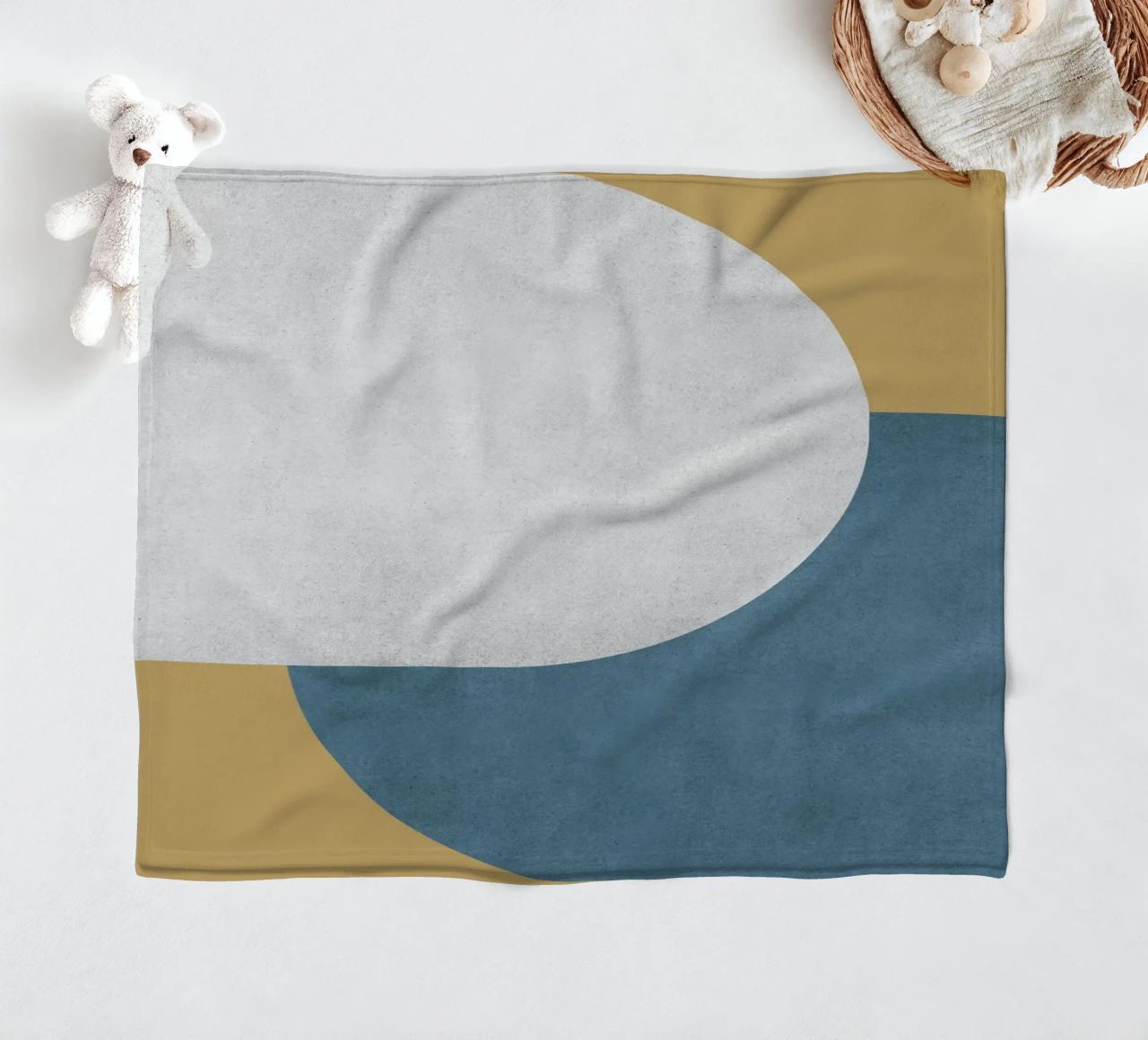 Halfmoon Colorblock - coperta in pile da MoonlightPrint