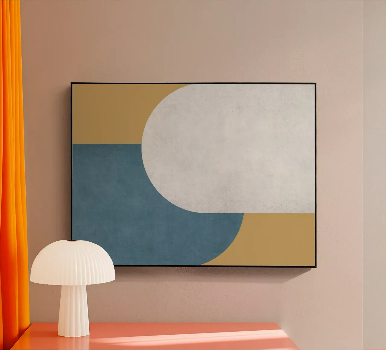 Halfmoon Colorblock - metacrilato de MoonlightPrint