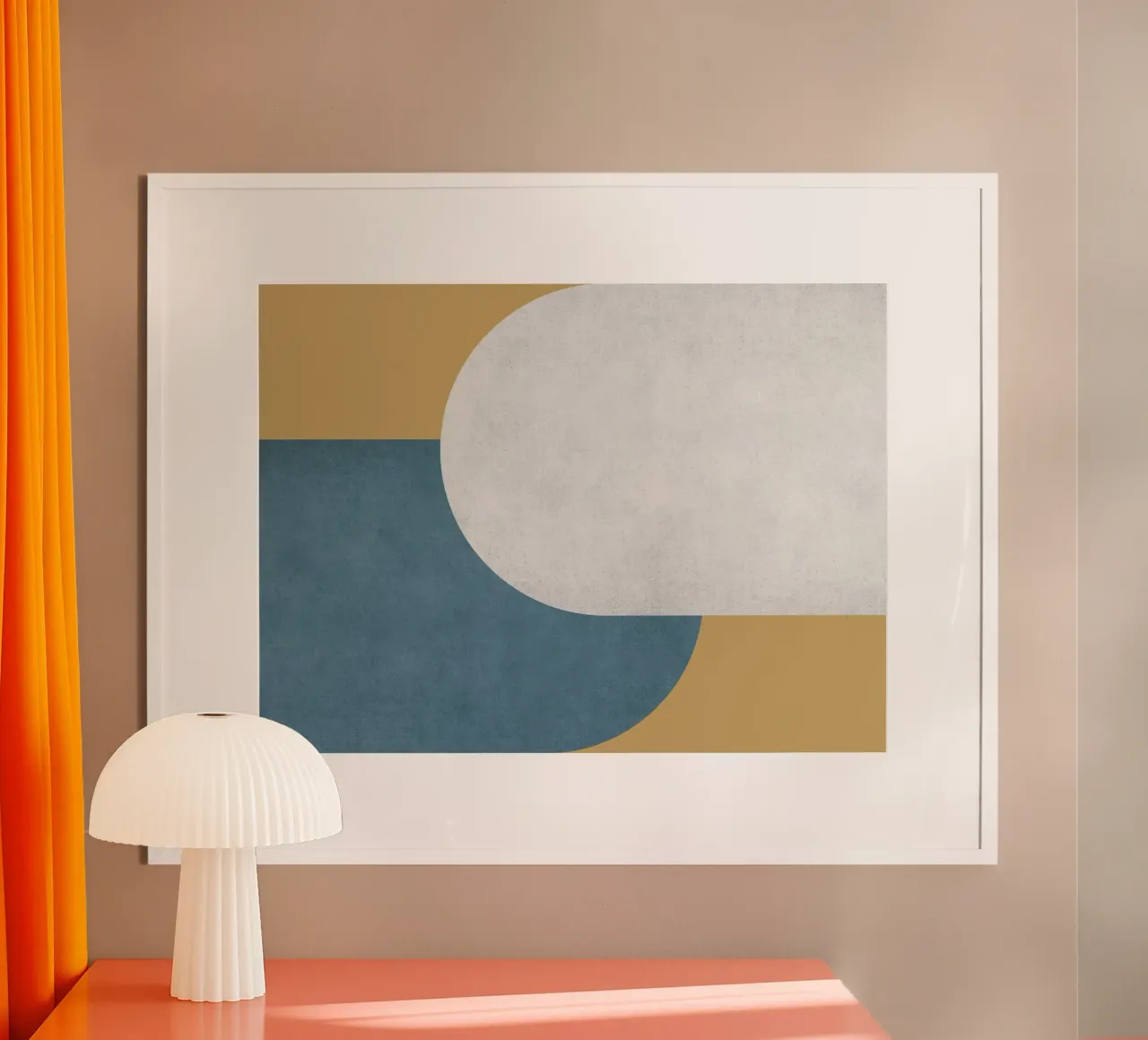 Halfmoon Colorblock - carta hahnemühle da MoonlightPrint